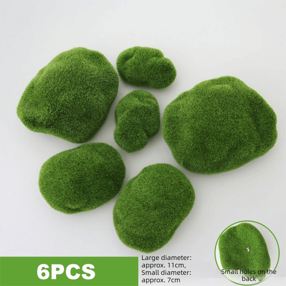 2/4/6/10PCS Green Artificial M - Planted Aquarium With Rocks 评论和价格