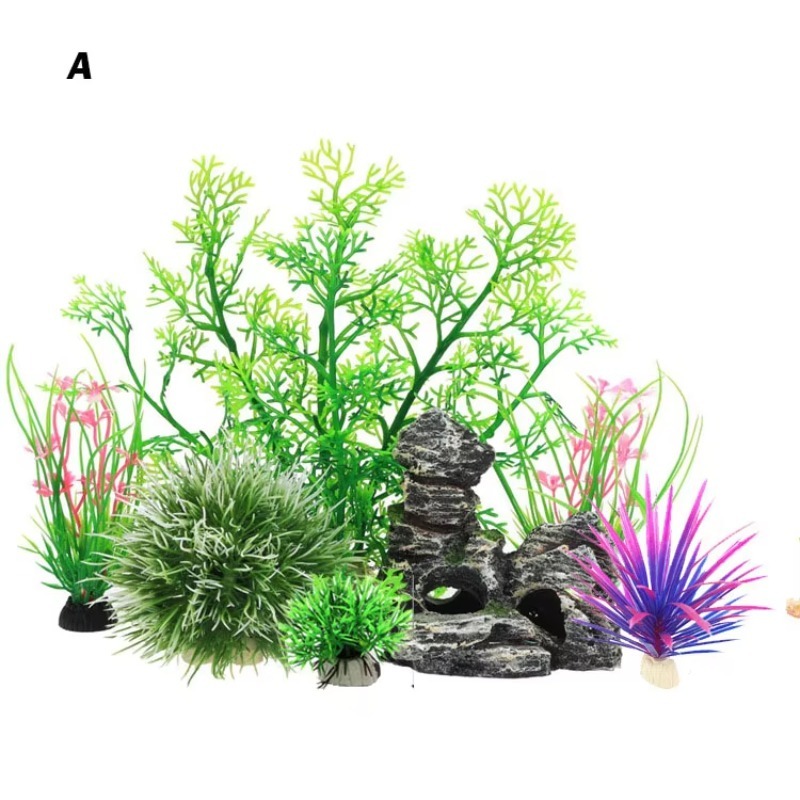 10pcs Hot Selling New Arrival  - Planted Aquarium With Rocks 评论和价格