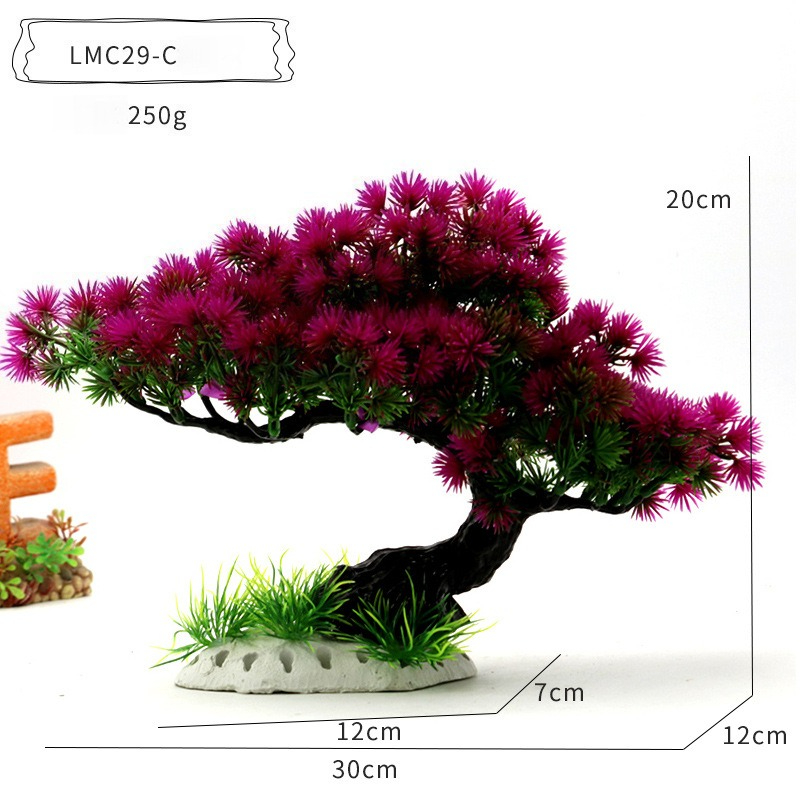 Plastic Water Plants Aquarium  - Planted Aquarium With Rocks 评论和价格