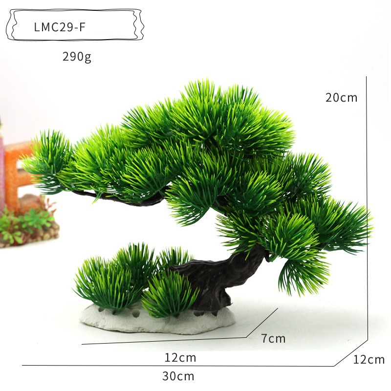 Plastic Water Plants Aquarium  - Planted Aquarium With Rocks 评论和价格