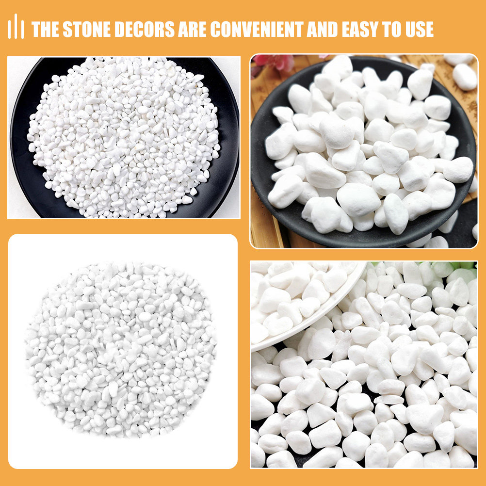1Set White Small Stones Decora - Planted Aquarium With Rocks 评论和价格