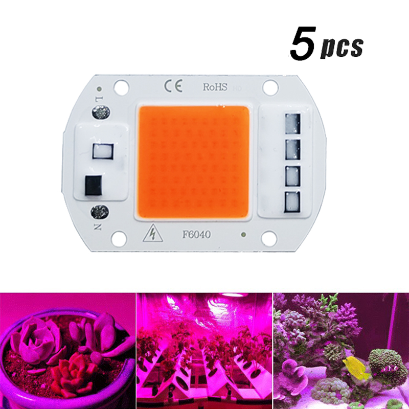 5Pcs LED Grow COB Light Chip F - Led Planted Tank Light 评论和价格