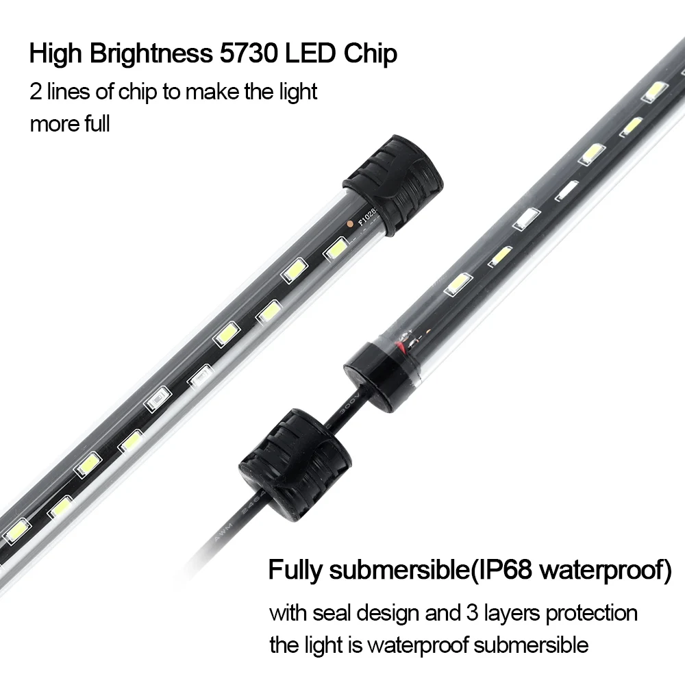 58CM  Aquarium Light LED Plant - Aquarium Plant Light 评论和价格