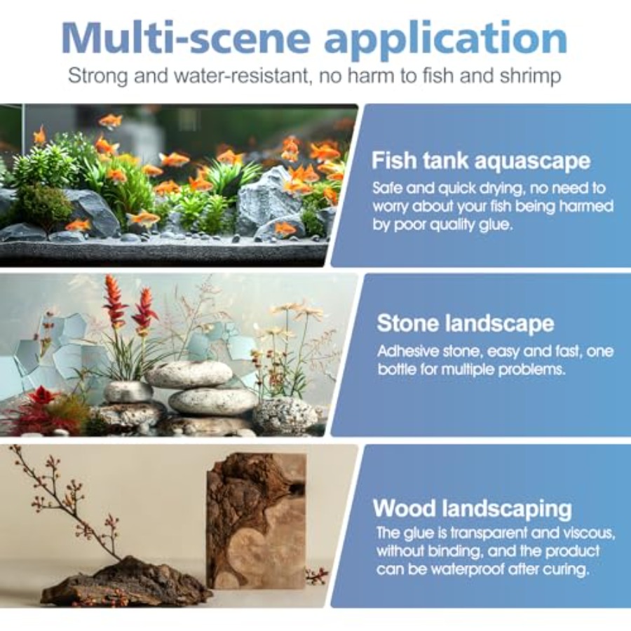Aquarium Glue, Super Reef Glue - Planted Aquarium With Rocks 评论和价格