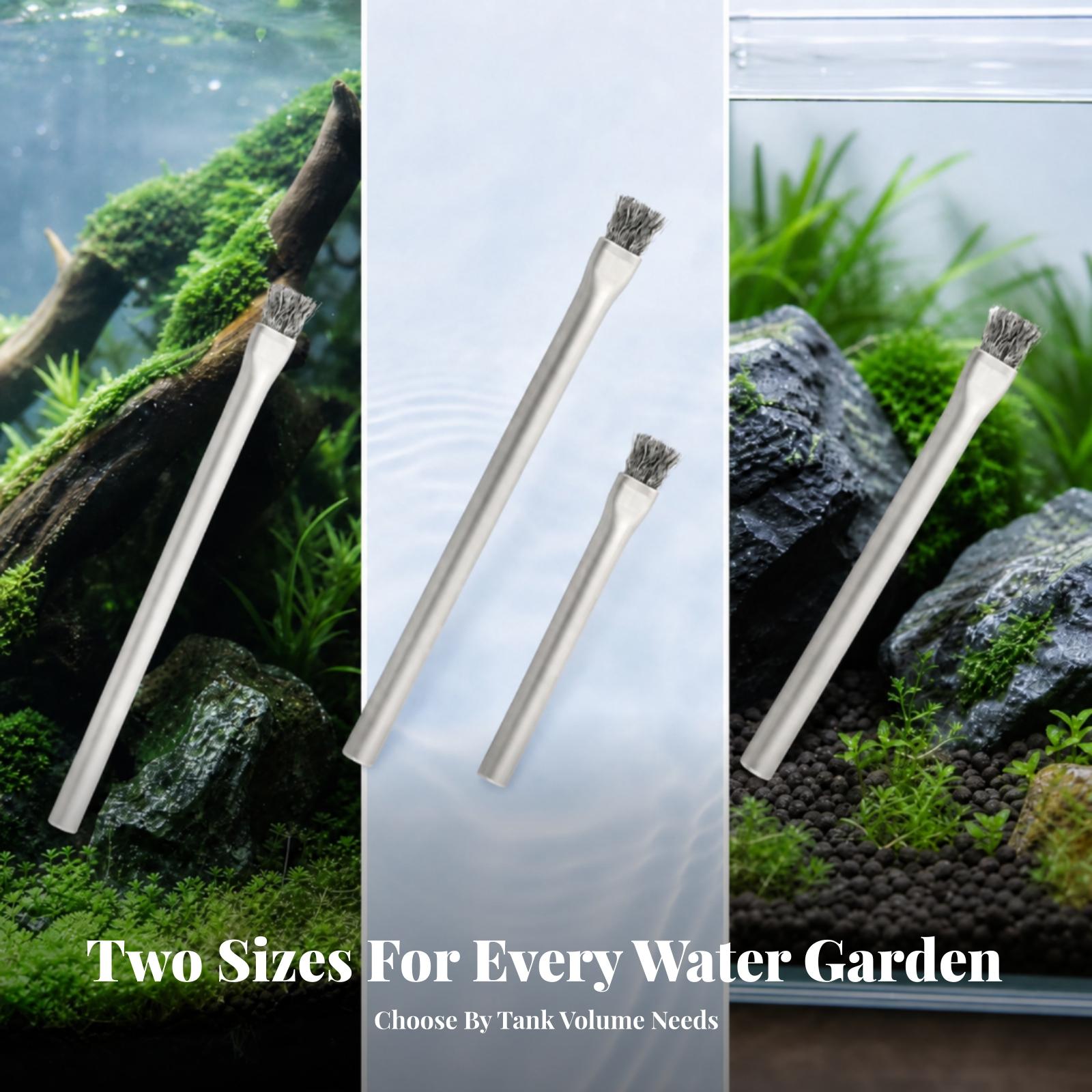 Fish Tank Algae Brush Stainles - Planted Aquarium With Rocks 评论和价格