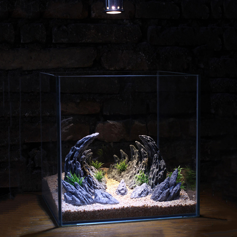 Fish Tank Simulation Stone Can - Planted Aquarium With Rocks 评论和价格