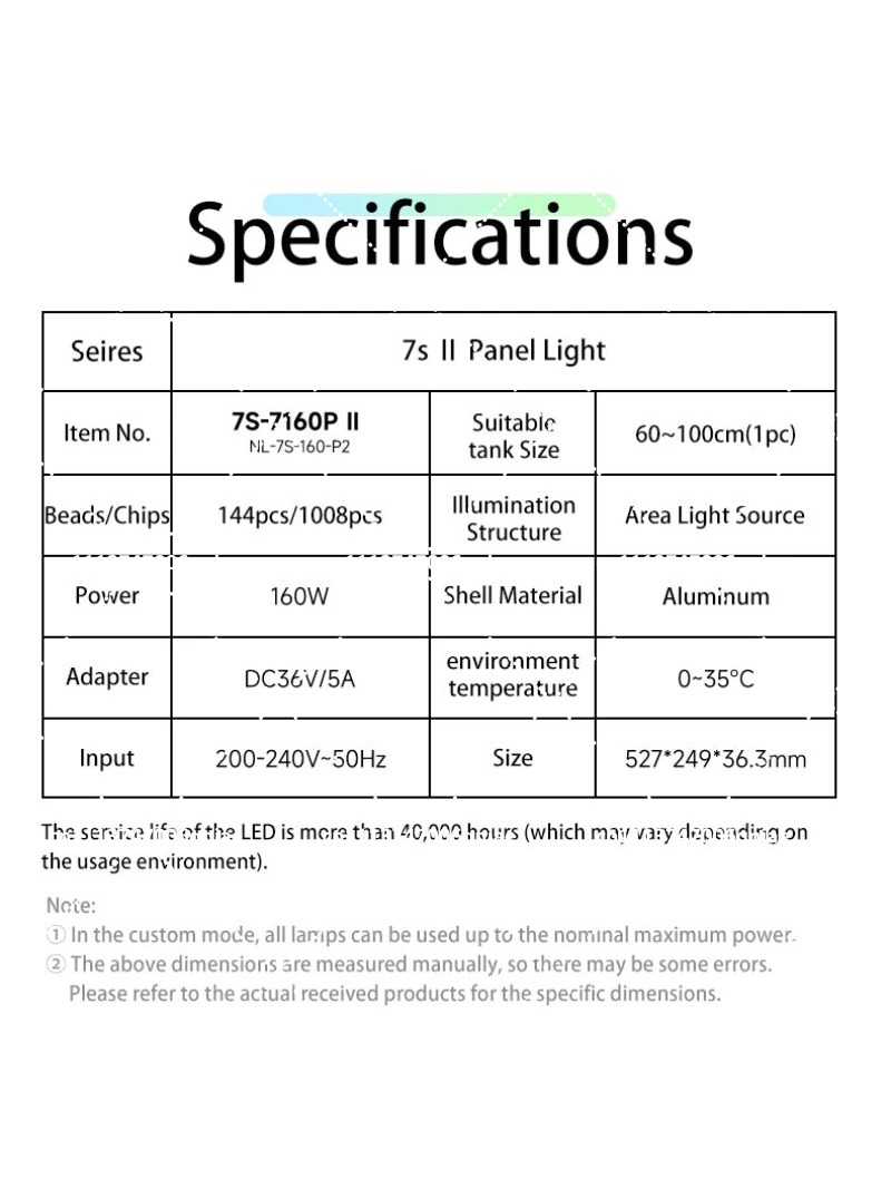 Aquarium LED Light 160W RGB Fu - Aquarium Plant Light 评论和价格